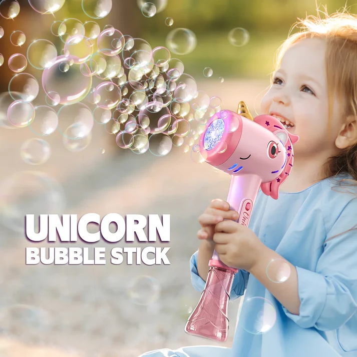 Unicorn Bubble Wand (She says it’s 'magical'... okay, it's kinda cool)