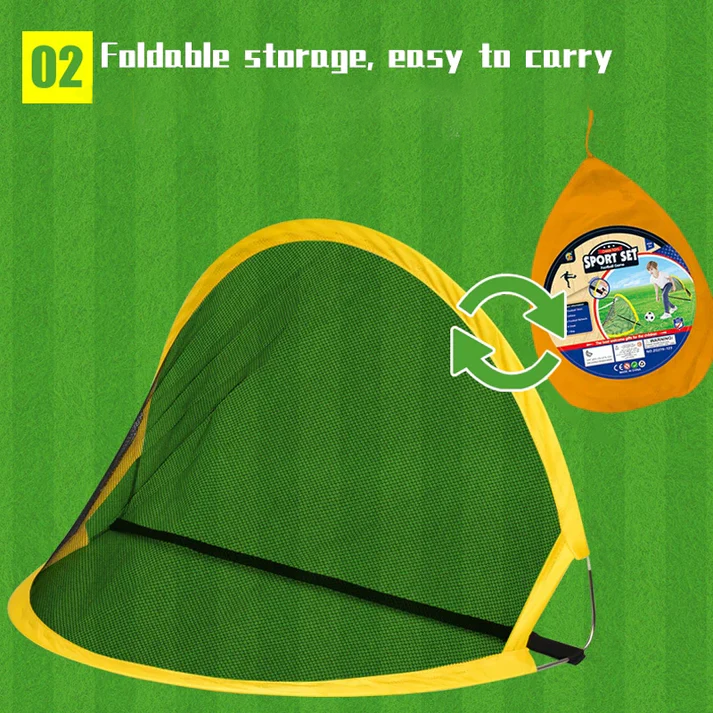 Goal Time!(Folding Soccer Door Training Goal Net)