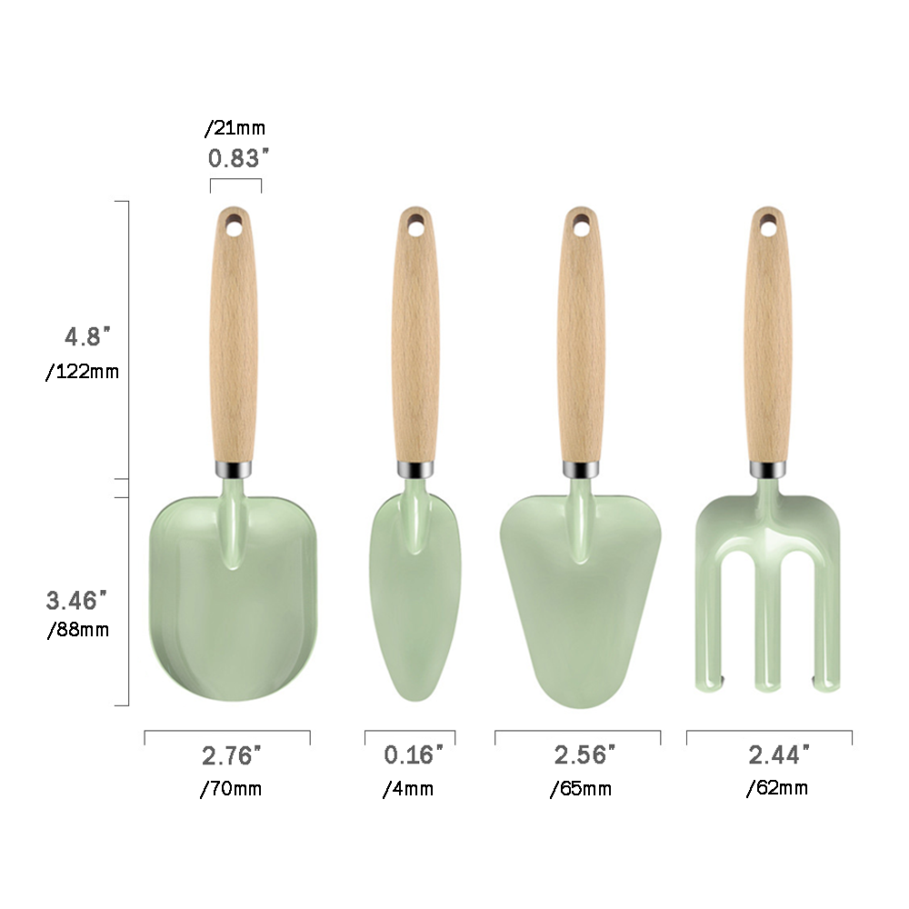 Kids Gardening Tools - Green