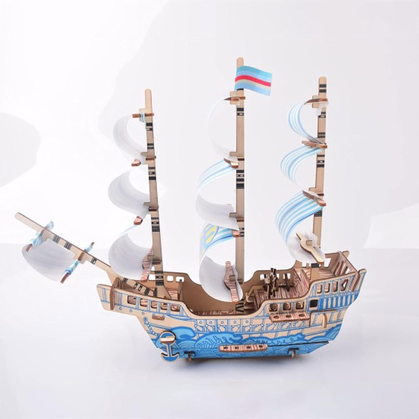 My Windy Sailboat Puzzle (3D Wooden Puzzle Sailboat)