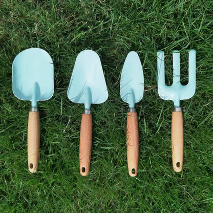 Kids Gardening Tool Set - Blue & Yellow