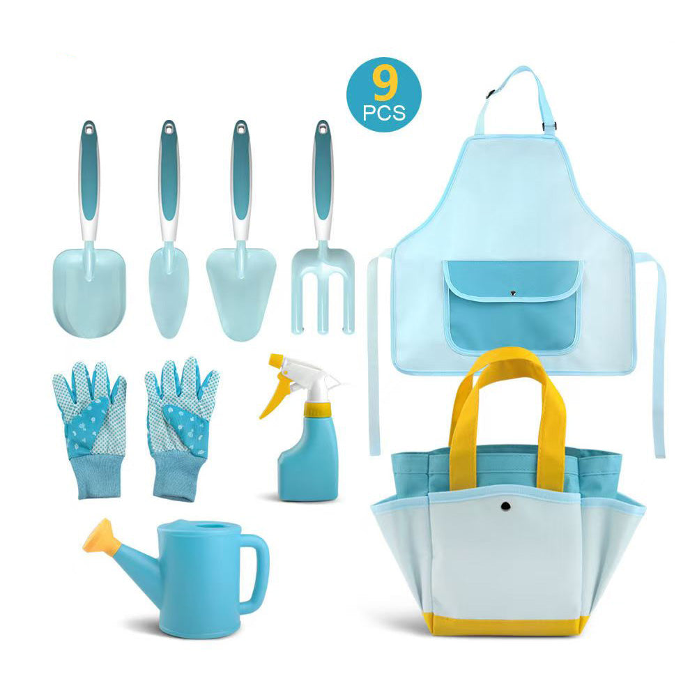 Kids Gardening Tools- Light Blue