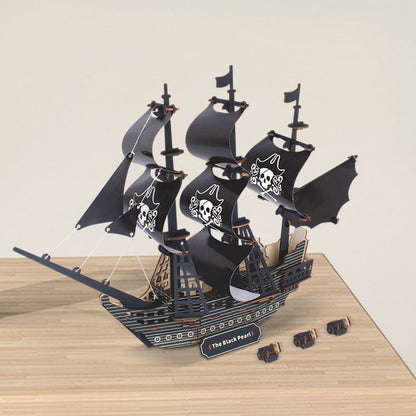 My Pirate Ship Puzzle! (3D Wooden Pirate Ship)