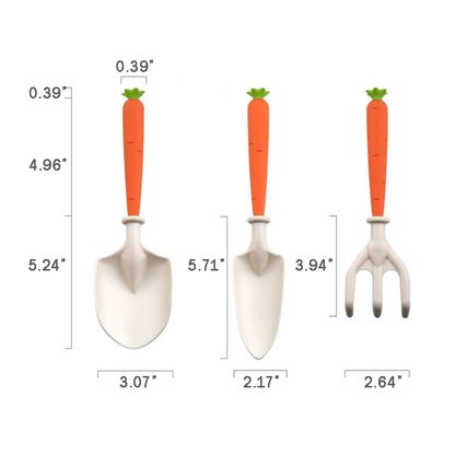 Kids Gardening Tool Set - Carrot