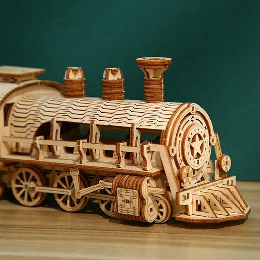 Tooot Toot! Build My Choo-Choo! (3D Wooden Puzzle Train)