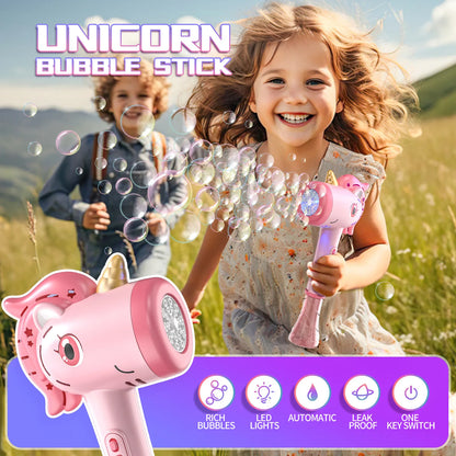 Unicorn Bubble Wand (She says it’s 'magical'... okay, it's kinda cool)