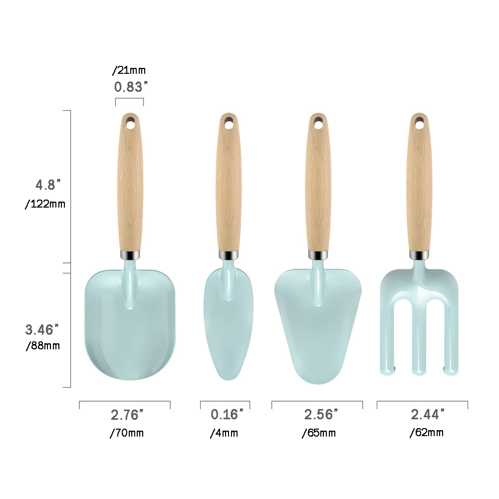 Kids Gardening Tool Set - Blue & Yellow