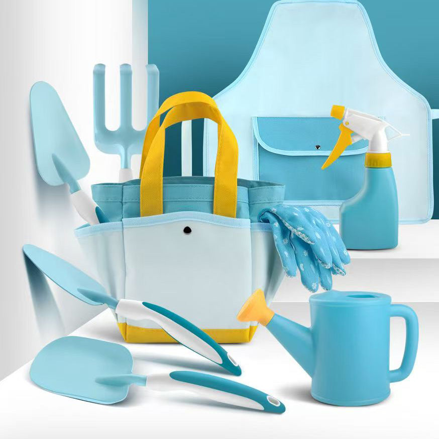 Kids Gardening Tools- Light Blue