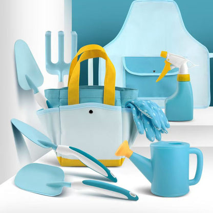 Kids Gardening Tools- Light Blue