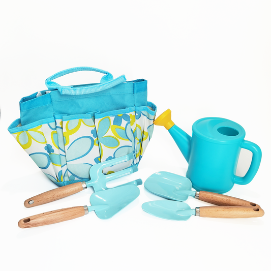 Kids Gardening Tool Set - Blue & Yellow